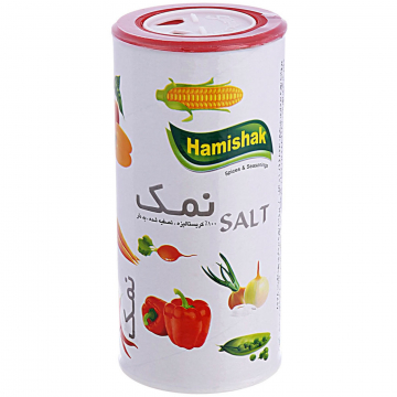 نمک تصفیه‌ شده کریستاله ید دار همیشک 700 گرمی